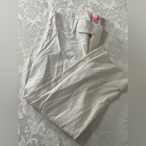 Lilly Pulitzer Pants - Lilly Pulitzer Women's Size 12 Stretch Pants Chino White